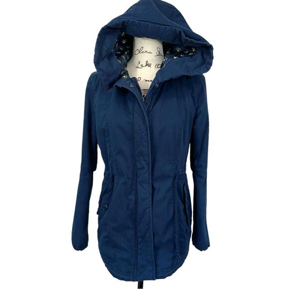Adidas Neo Label Blue Embroidered Winter Parka, Small - Picture 1 of 14